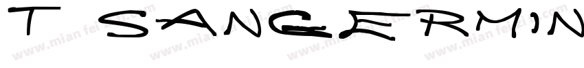 T sangermingkai W03字体转换